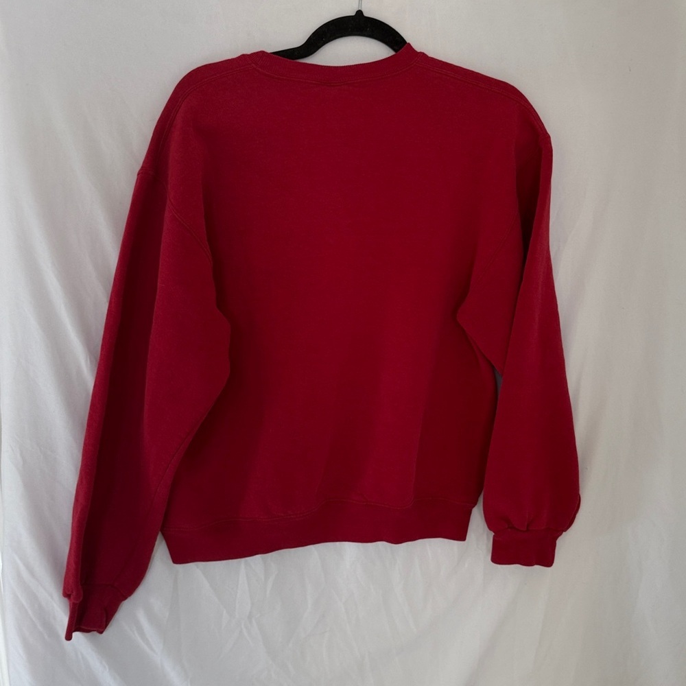 Vintage 90's Stanford University Sweatshirt small Russell Maroon Red Crewneck - Picture 5 of 5